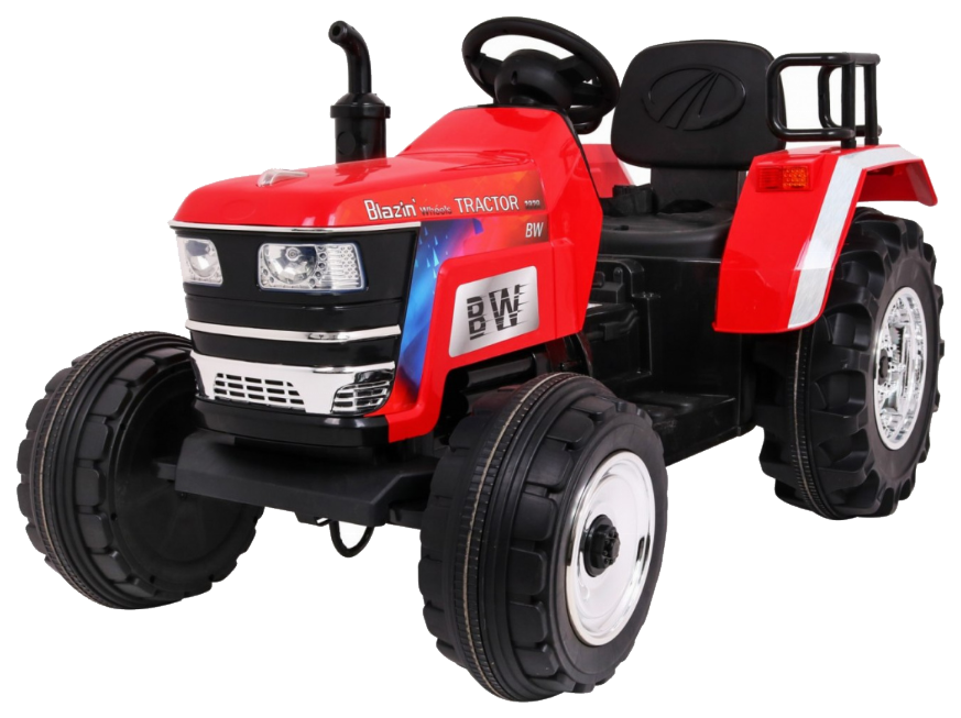 Traktor Blazin BW na akumulator Czerwony + Pilot + Wolny Start + Dźwięki Światła