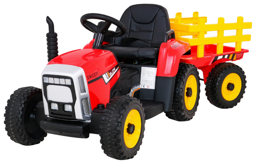Pojazd Traktor z Przyczepą BLOW Czerwony
