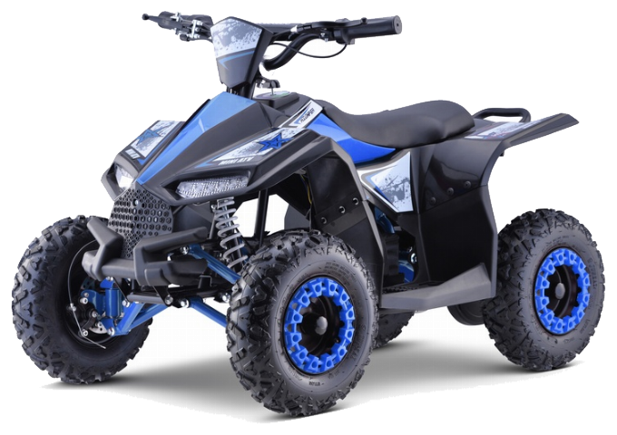 Quad E-STAR na akumulator Niebieski 35km/h + Silnik 1000W + Koła pompowane + Regulacja siedzenia