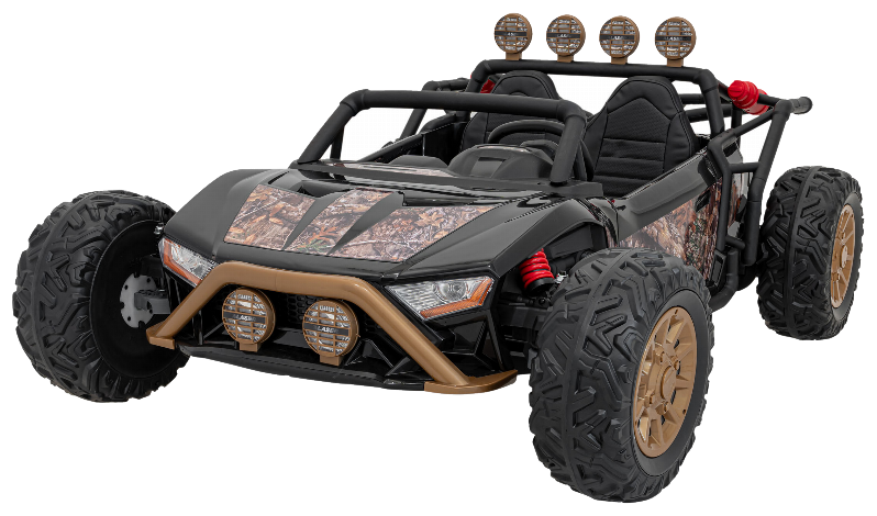 Auto Buggy Racing 5 na akumulator dla dzieci Czarny + Silniki 2x200W + Pilot + Audio LED + Wolny Start