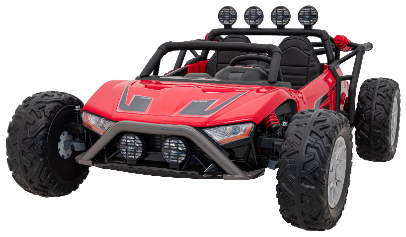 Auto Buggy Racing 5 na akumulator dla dzieci Czerwony + Silniki 2x200W + Pilot + Audio LED + Wolny Start
