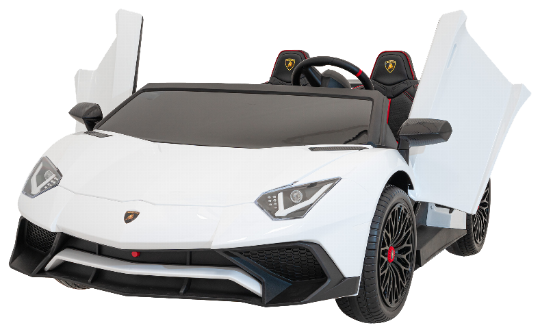 Auto Lamborghini Aventador SV na akumulator dla 2 dzieci Biały