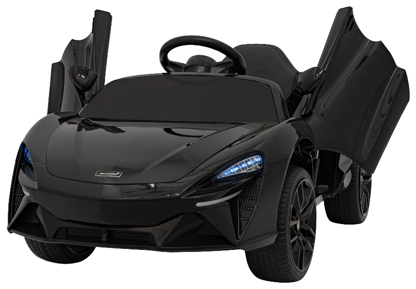McLaren Artura na akumulator dla dzieci Czarny + Napęd 4x4 + Pilot + Wolny Start + EVA + Audio LED