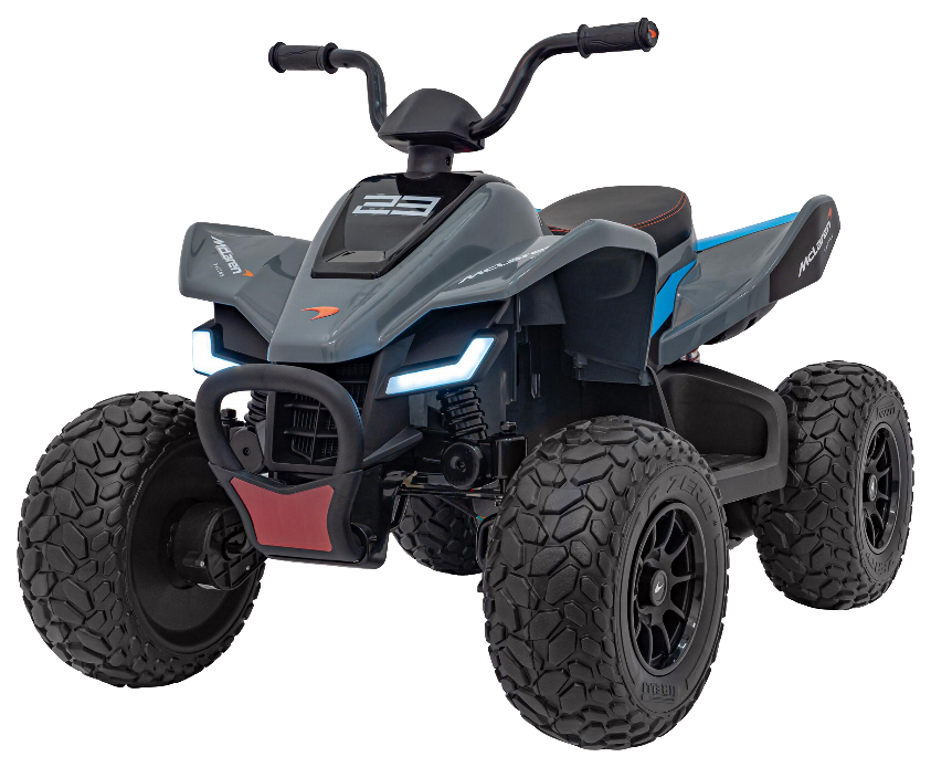 Quad McLaren Racing MCL 35 dla dzieci Szary + Pilot + Wolny Start + EVA + Audio LED
