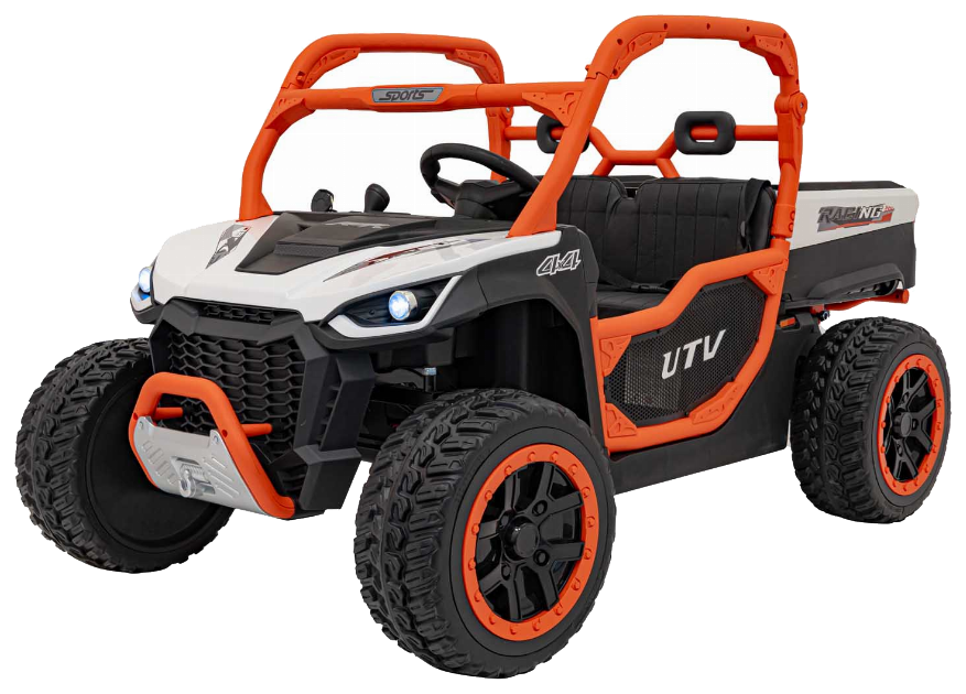 Pojazd Farmer Truck UTV Racing Biały