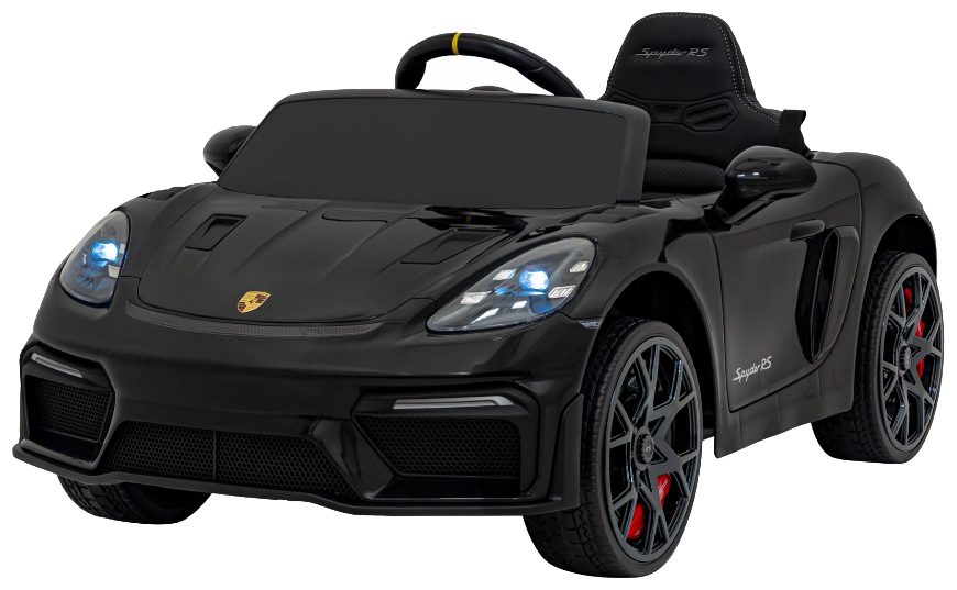 Pojazd Porsche Spyder RS 718 Czarny MP4
