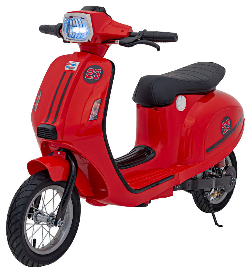 Pojazd Skuter Retro 23 Czerwony