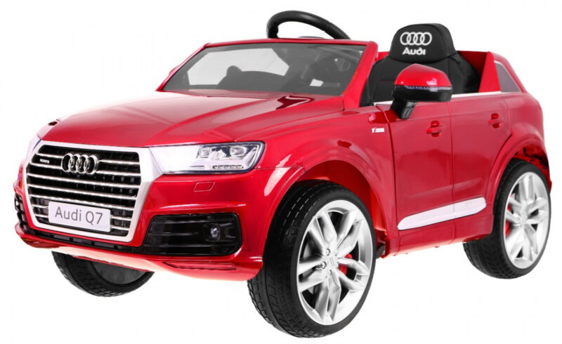 Audi Q7 Quattro S-Line na akumulator Lakier Czerwony SUV + Pilot