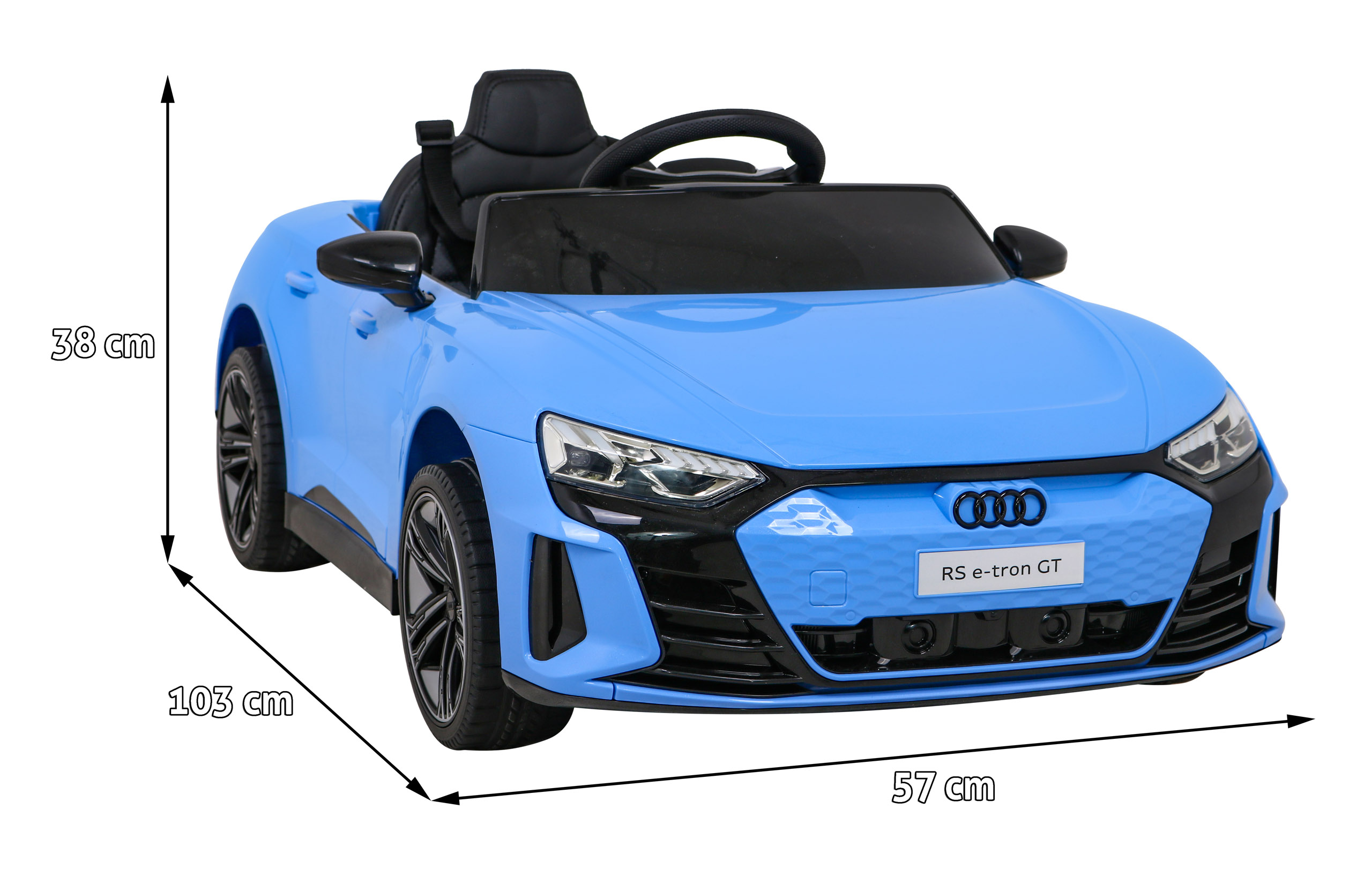 Audi RS E-Tron GT na akumulator Niebieski + Pilot + Napęd 4x4