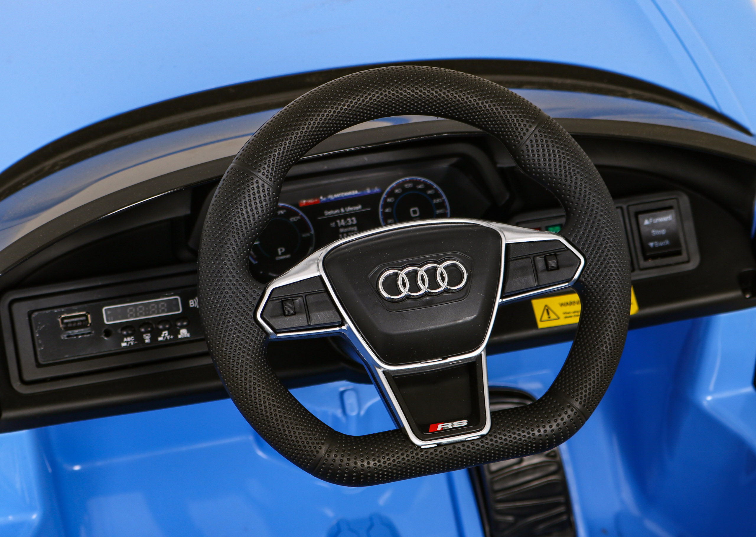 Audi RS E-Tron GT na akumulator Niebieski + Pilot + Napęd 4x4