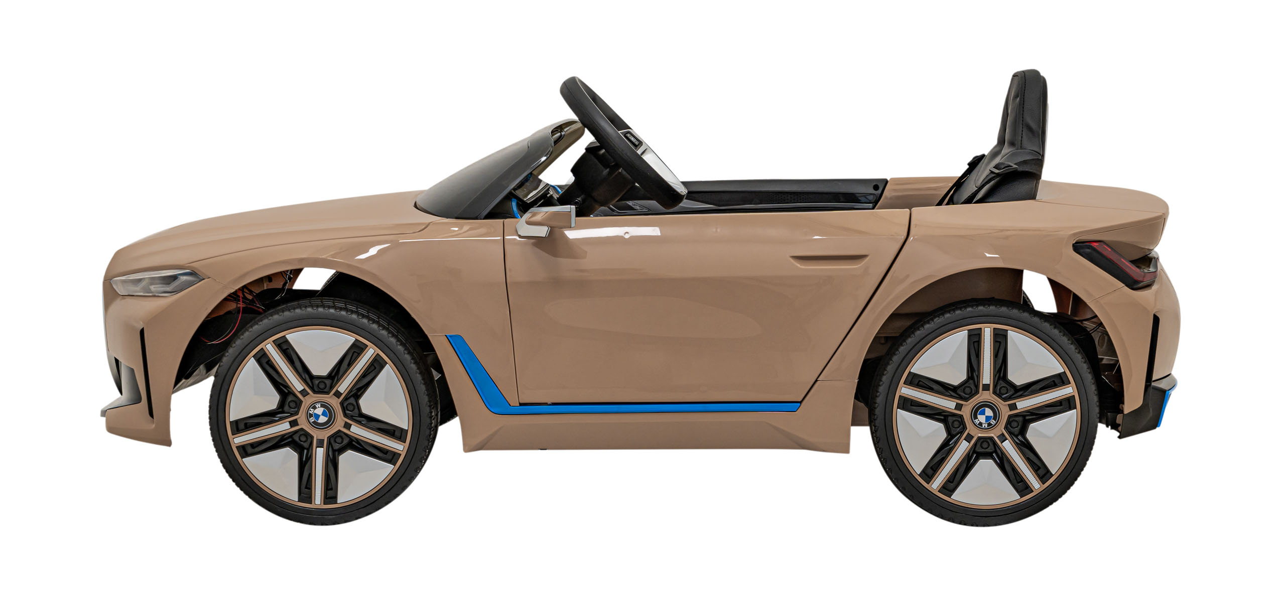 Autko BMW i4 na akumulator dla dzieci Złoty