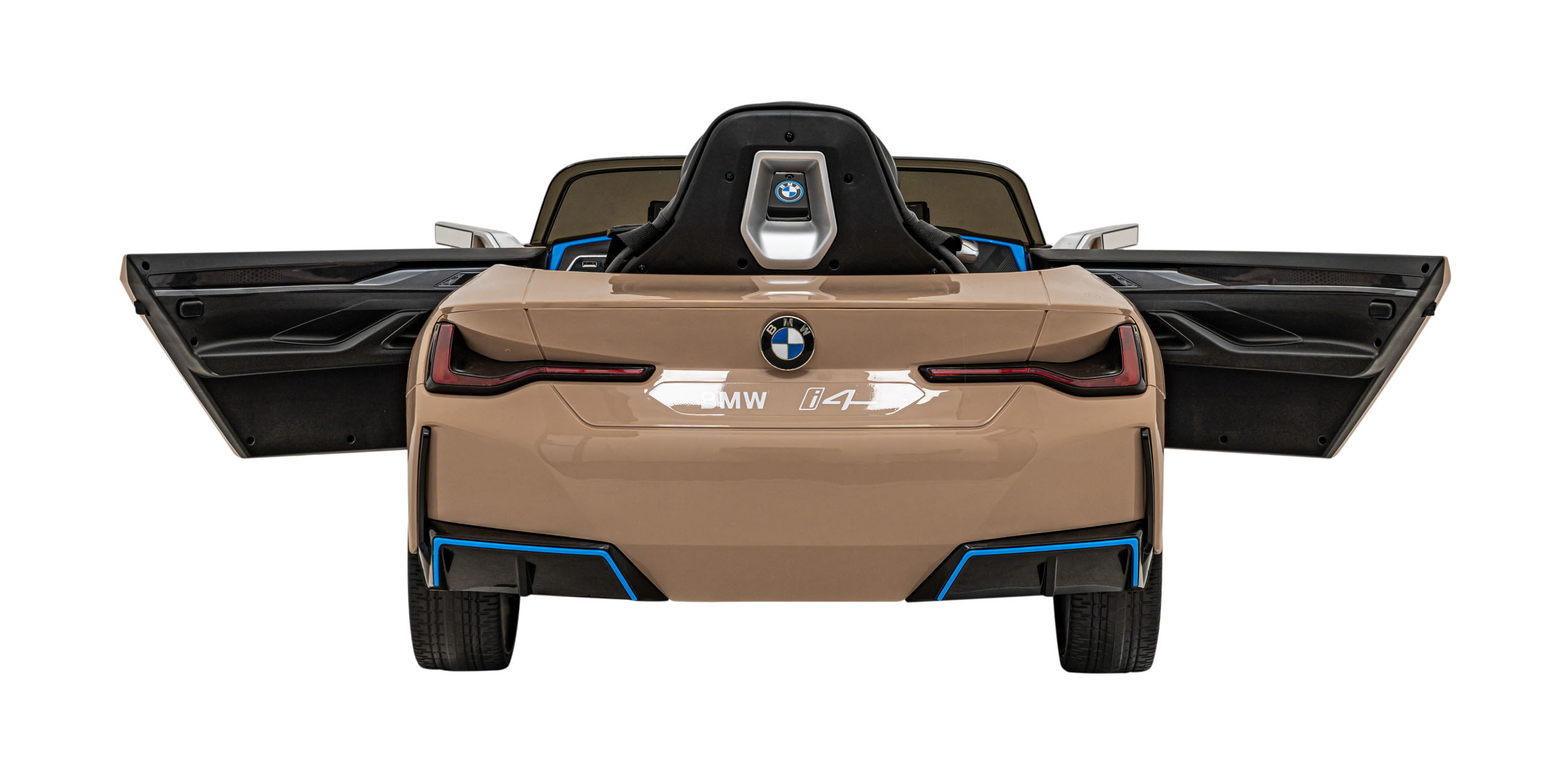 Autko BMW i4 na akumulator dla dzieci Złoty