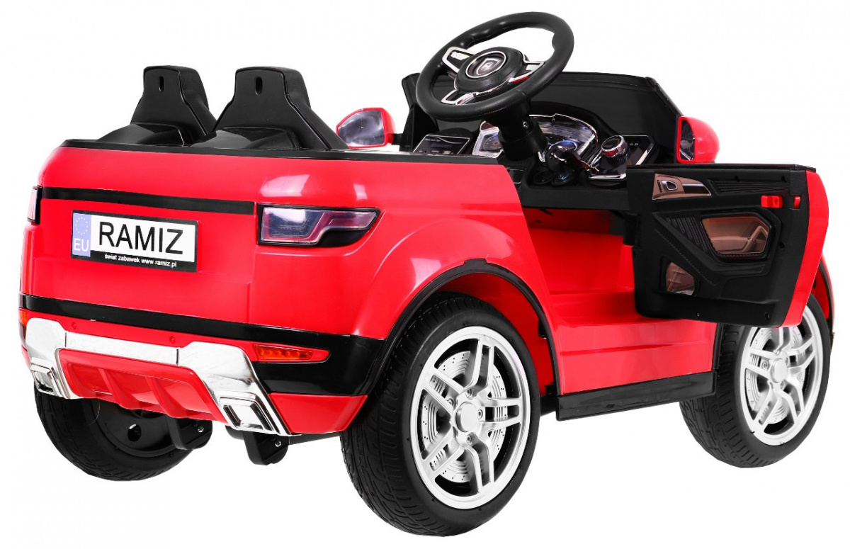 Autko Rapid Racer elektryczne dla dzieci, Czerwony SUV + Pilot