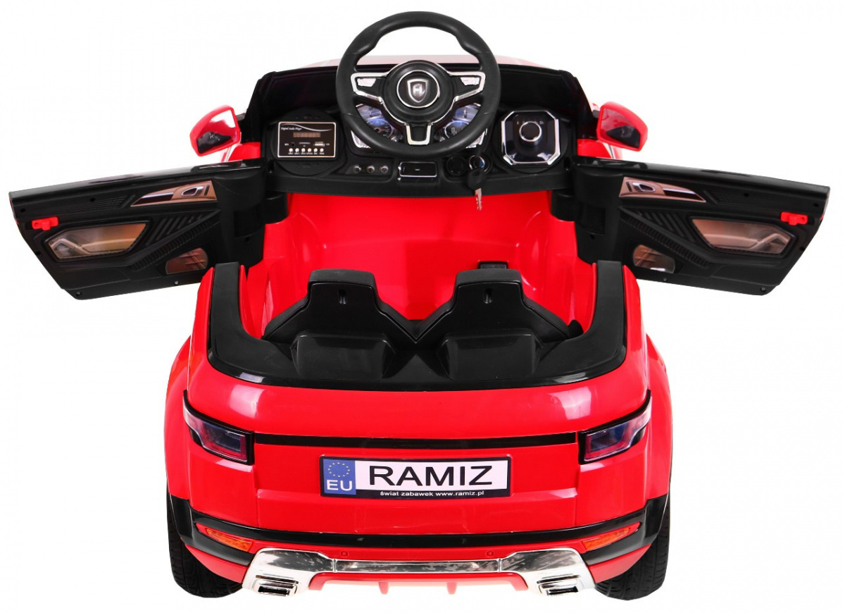 Autko Rapid Racer elektryczne dla dzieci, Czerwony SUV + Pilot