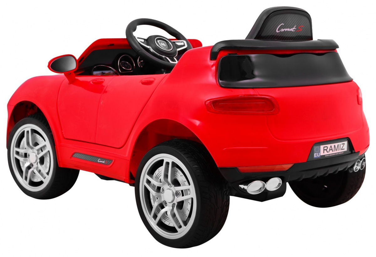 Autko Turbo-S na akumulator dla dzieci Czerwony Suv + Pilot