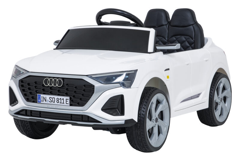Auto Audi SQ8 białe na akumulator dla dzieci + pilot 2,4 GHz