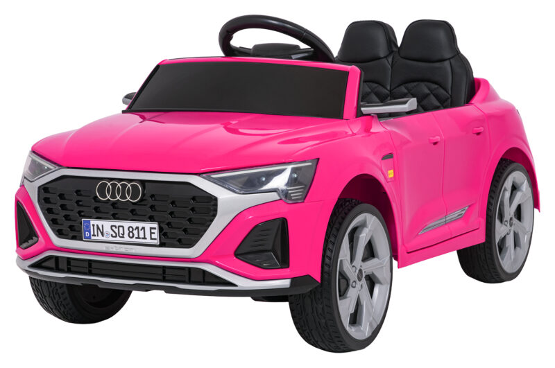 Auto Audi SQ8 różowe na akumulator dla dzieci + pilot 2,4 GHz