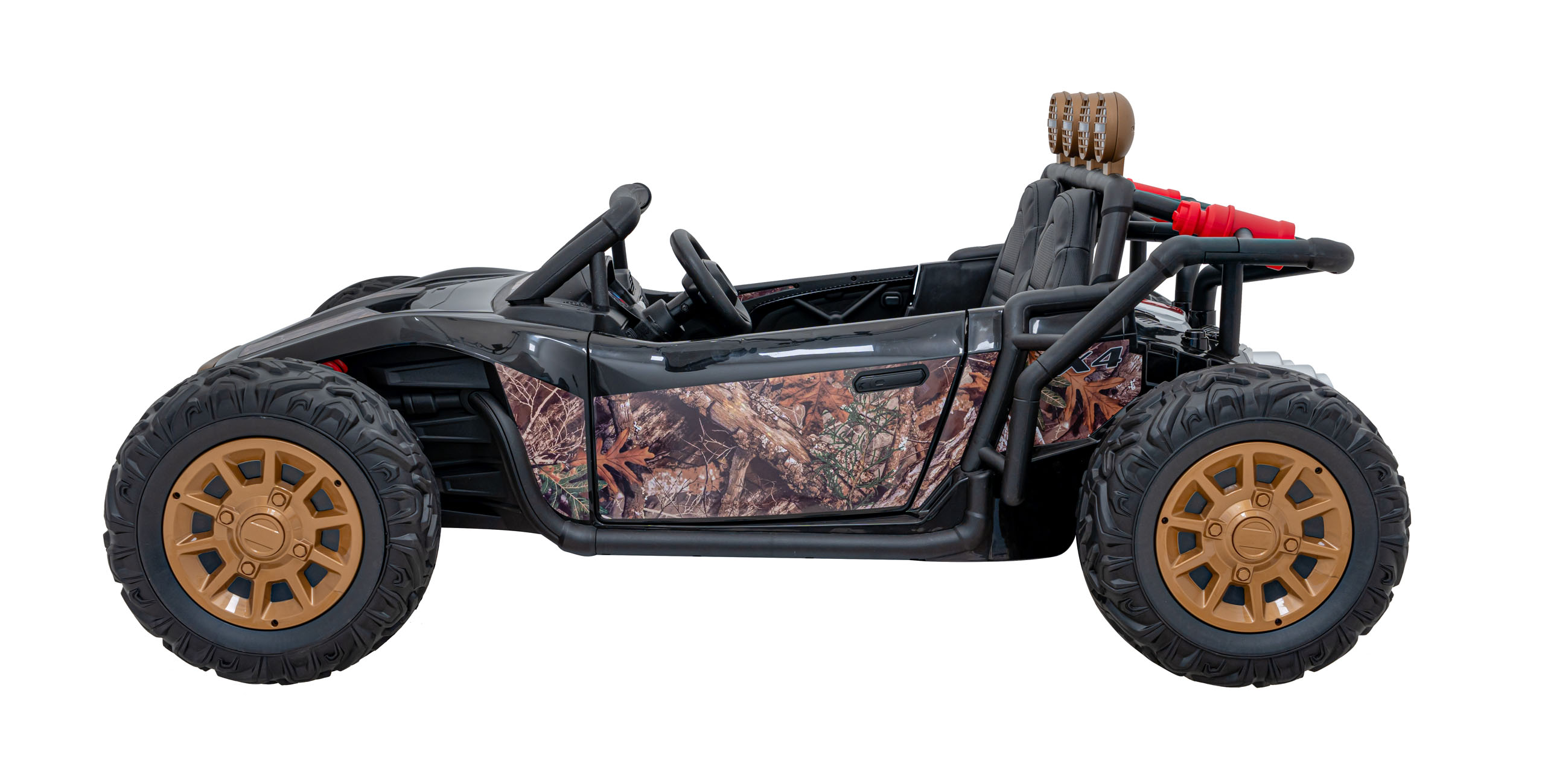 Auto Buggy Racing 5 na akumulator dla dzieci Czarny + Silniki 2x200W + Pilot + Audio LED + Wolny Start
