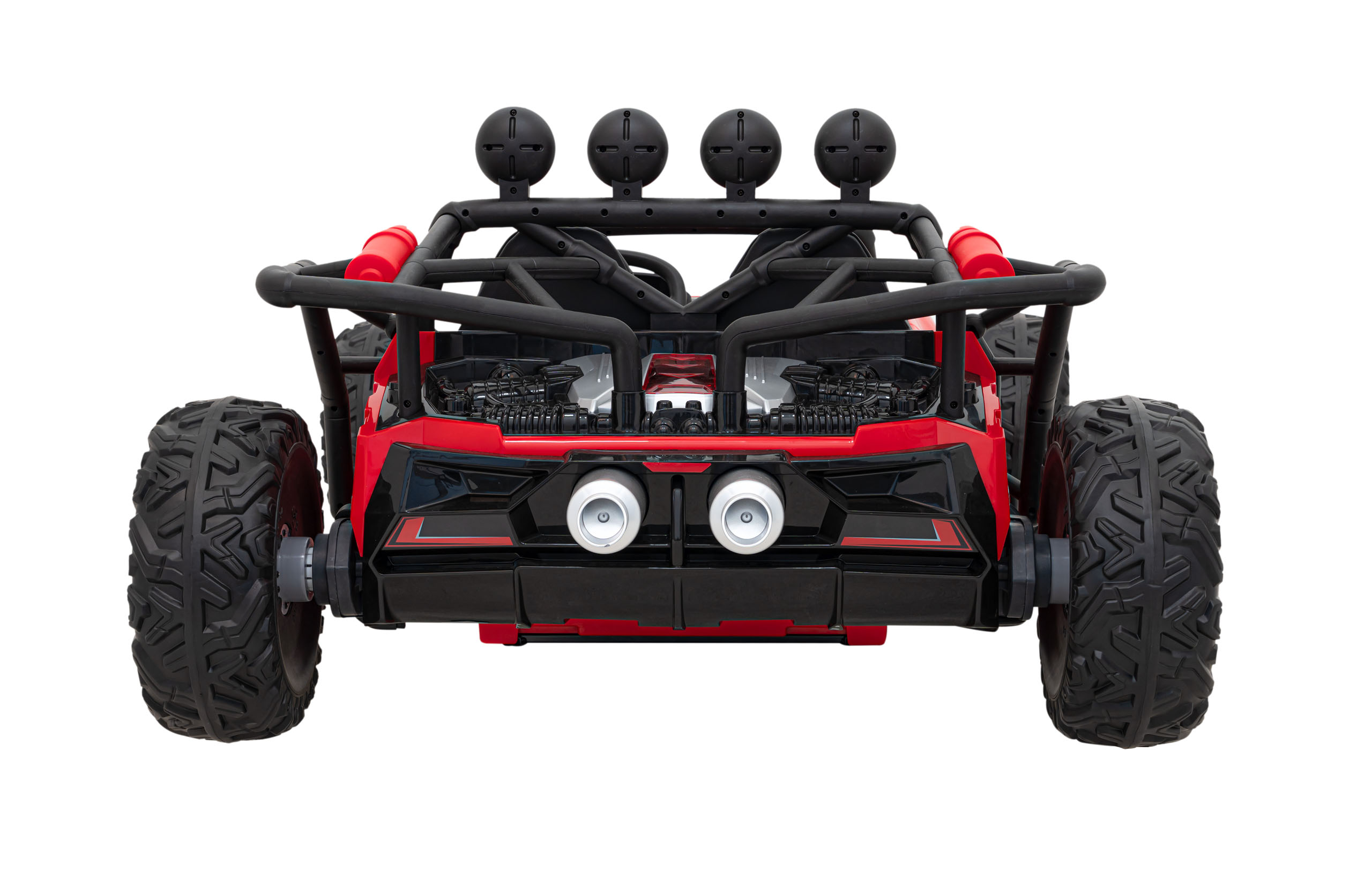 Auto Buggy Racing 5 na akumulator dla dzieci Czerwony + Silniki 2x200W + Pilot + Audio LED + Wolny Start