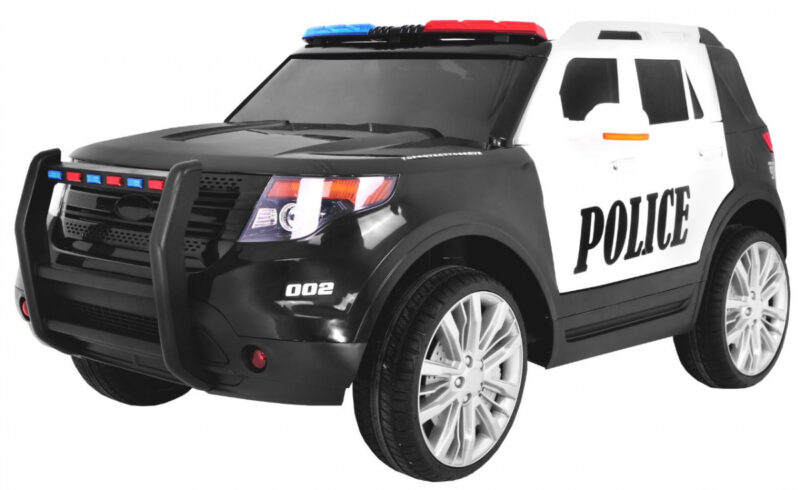 Auto SUV Police na akumulator dla dzieci + Syreny + Światła + Megafon + Pilot