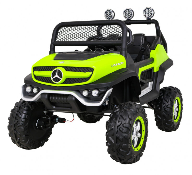 Mercedes Benz Unimog dla dzieci Zielony + Napęd 4x4