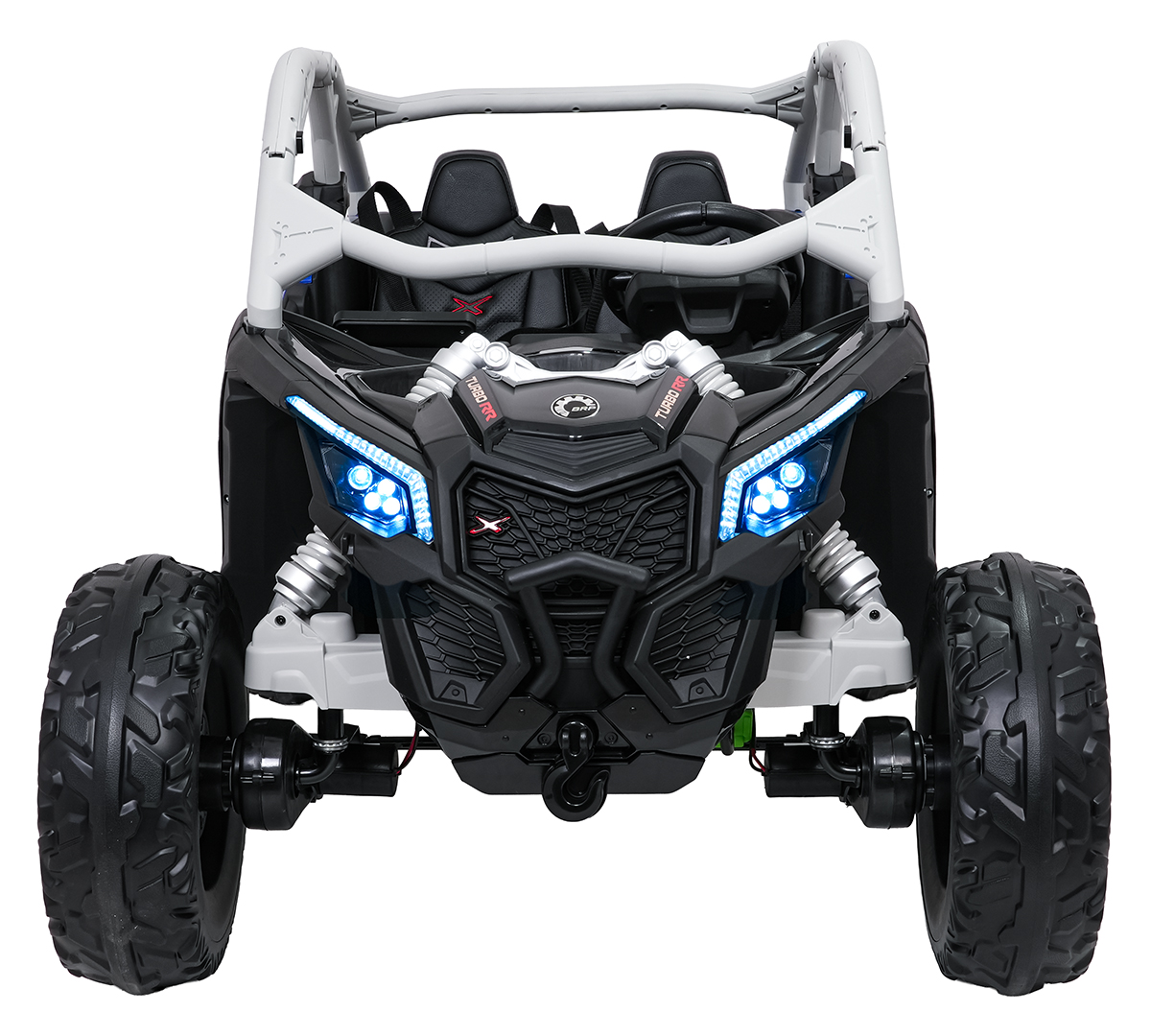 Pojazd Buggy Maverick Turbo RR Koła Niebiesko-Szary