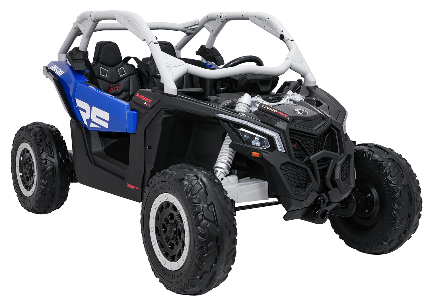 Pojazd Buggy Maverick Turbo RR Koła Niebiesko-Szary