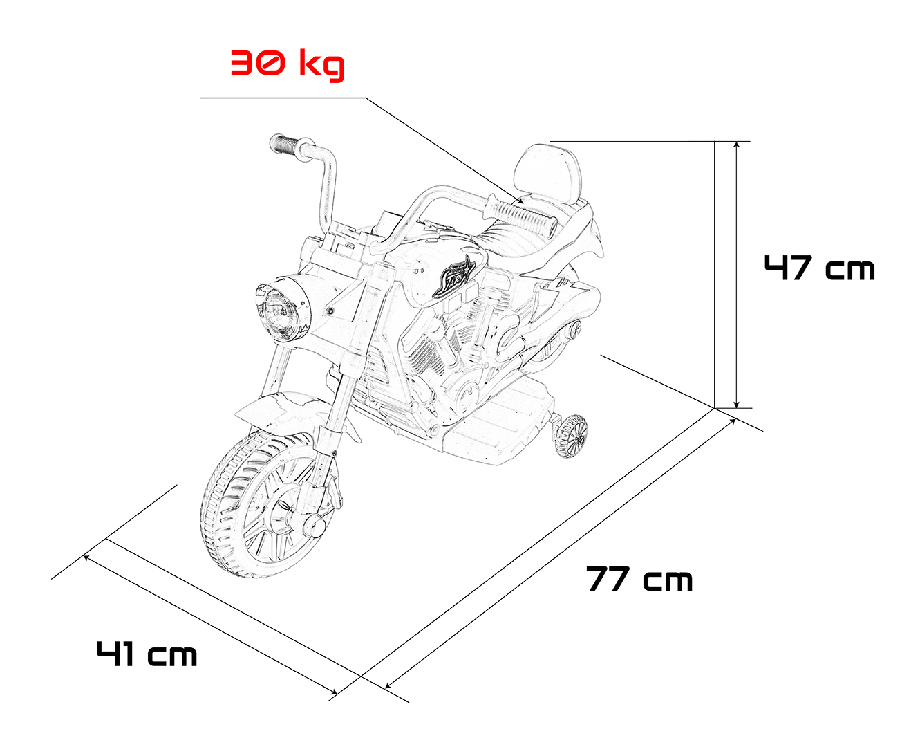 Pojazd Motor STAR Biały