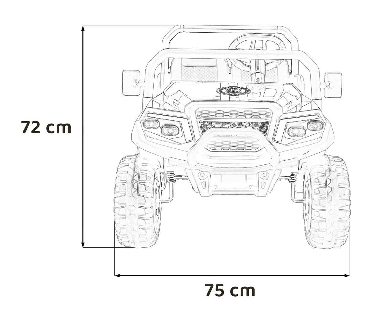 Pojazd Pick-Up Champion Biały