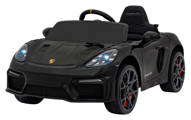 Pojazd Porsche Spyder RS 718 Czarny MP4