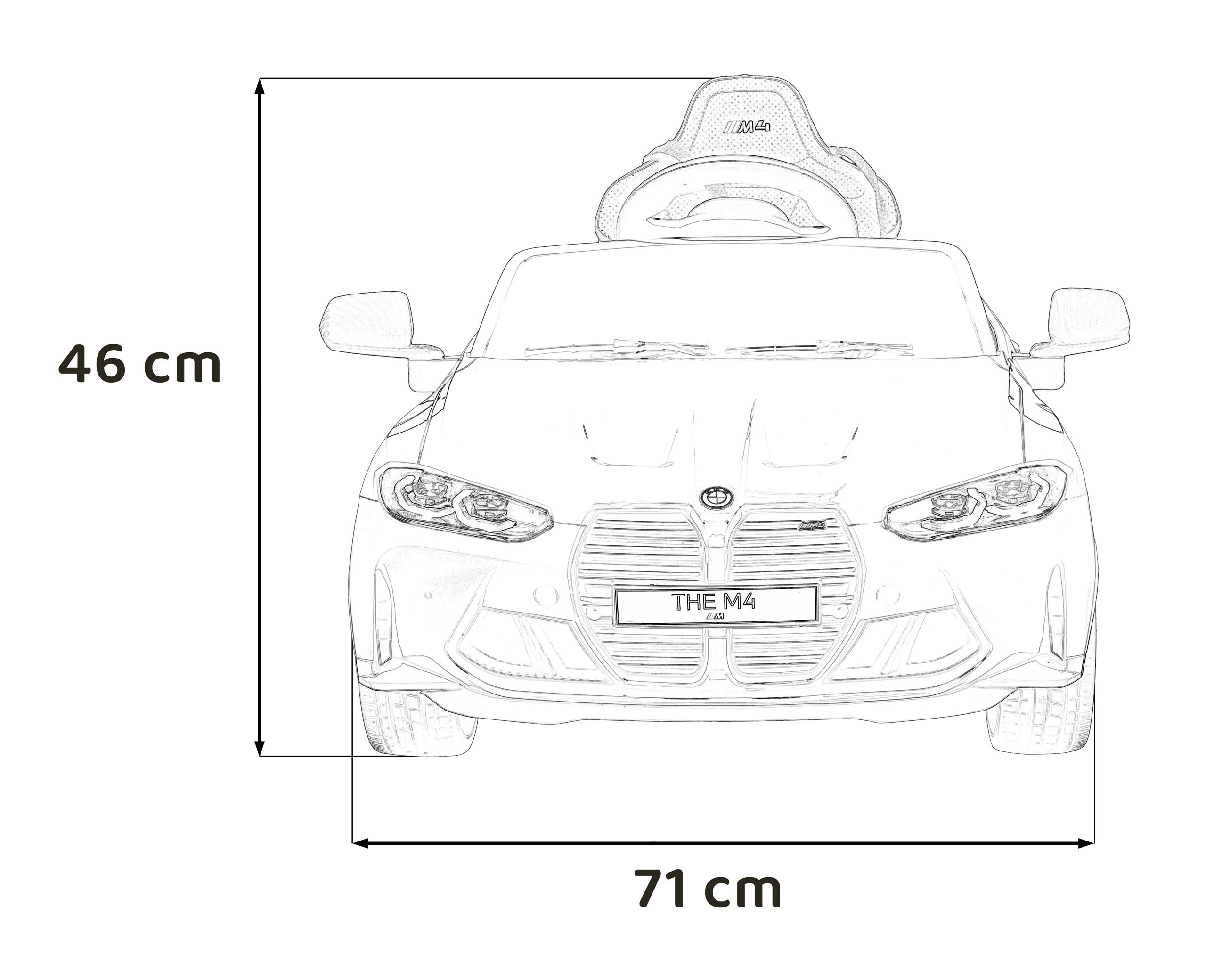 Pojazd, samochód BMW M4 Biały