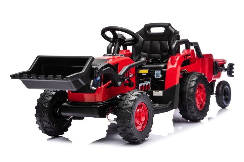 Pojazd Traktor XT60 z Przyczepą Czerwony