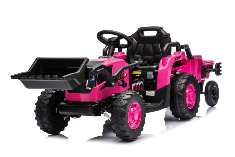 Pojazd Traktor XT60 z Przyczepą Różowy