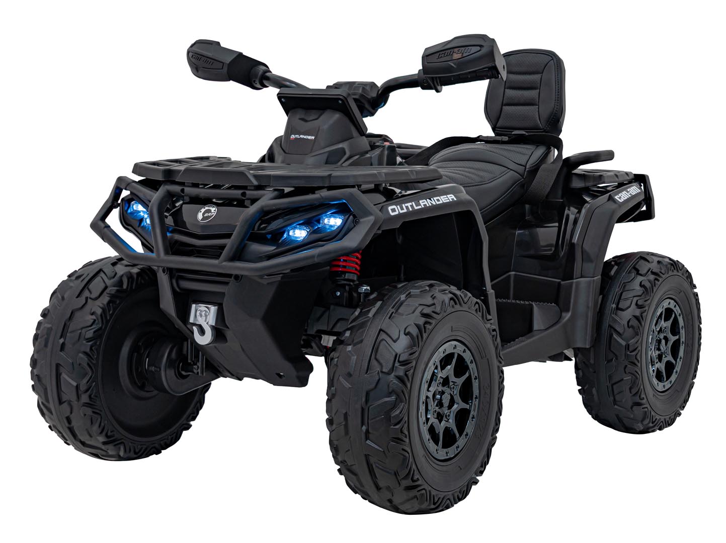 Quad Can Am Outlander ATV z Pilotem Czarny