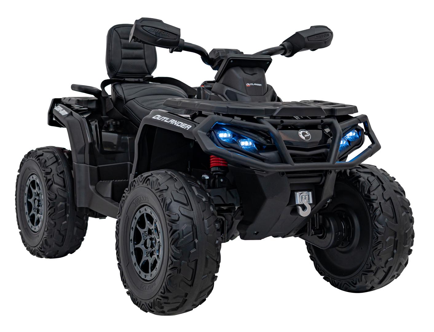 Quad Can Am Outlander ATV z Pilotem Czarny