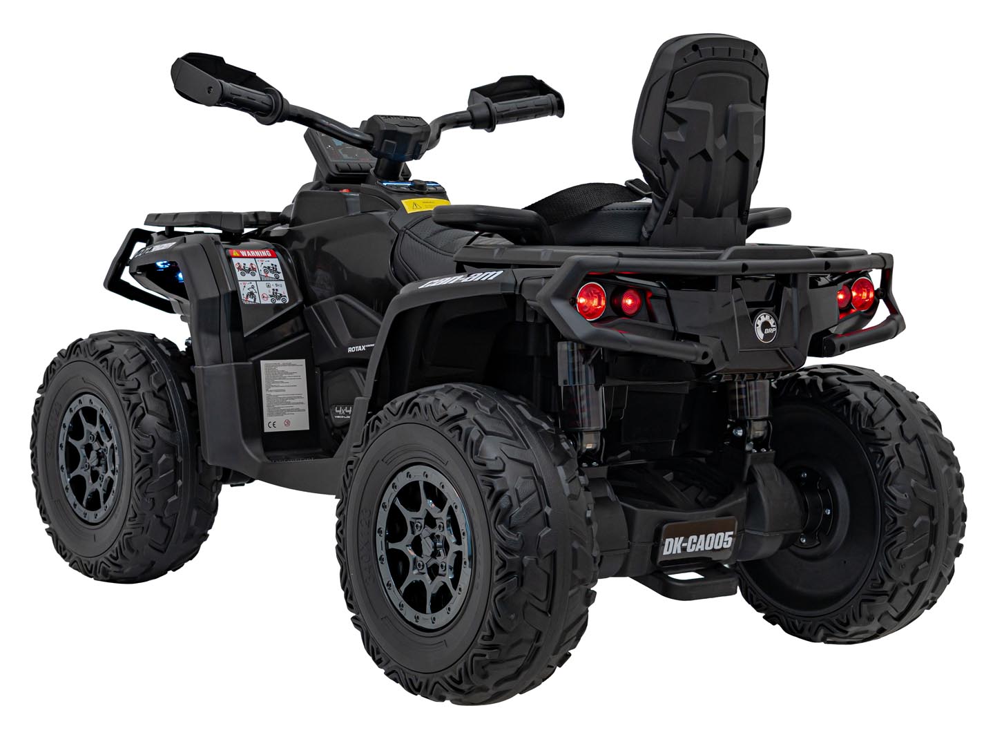 Quad Can Am Outlander ATV z Pilotem Czarny