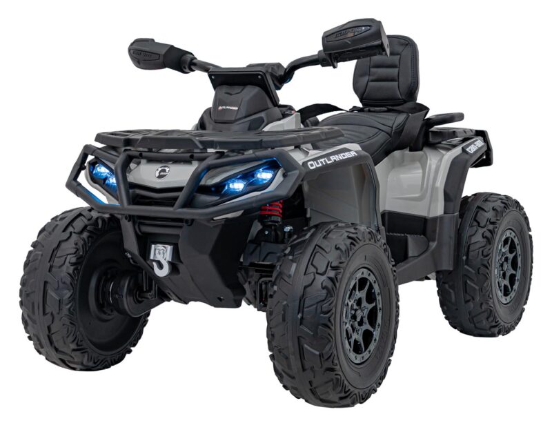 Quad Can Am Outlander ATV z Pilotem Szary