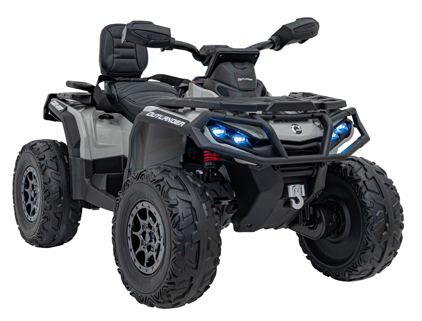 Quad Can Am Outlander ATV z Pilotem Szary