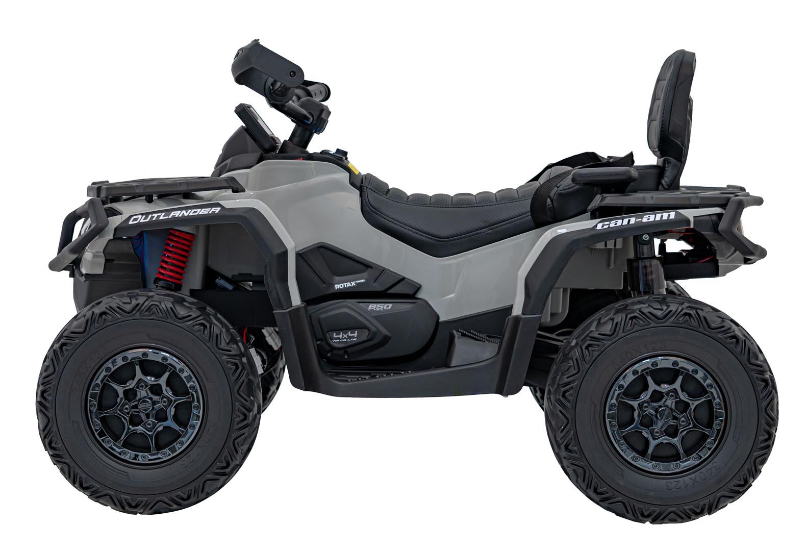 Quad Can Am Outlander ATV z Pilotem Szary