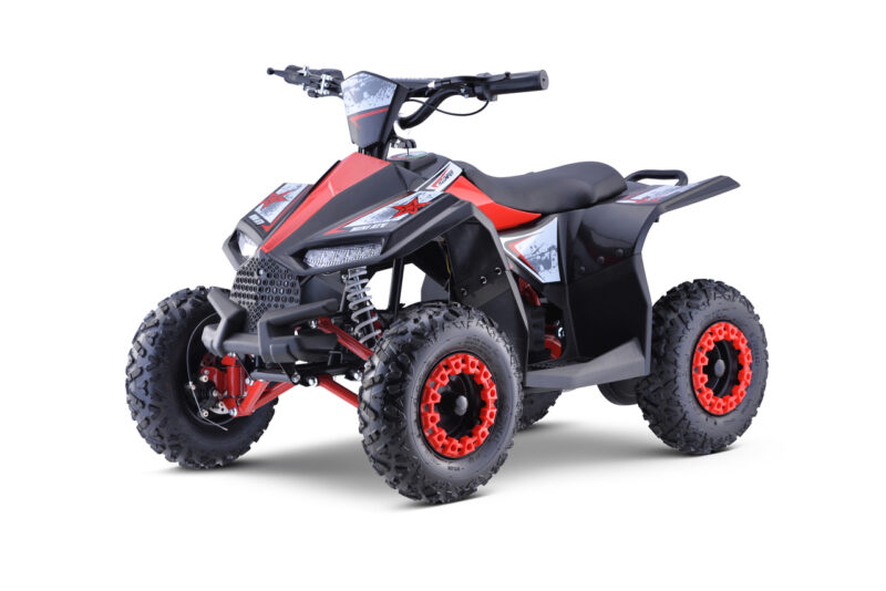 Quad E-STAR na akumulator Czerwony 35km/h + Silnik 1000W + Koła pompowane + Regulacja siedzenia