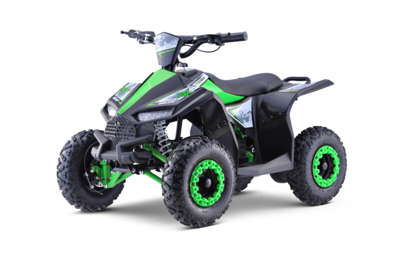 Quad E-STAR na akumulator Zielony 35km/h + Silnik 1000W + Koła pompowane + Regulacja siedzenia