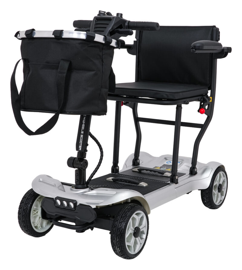 Skuter Elektryczny Czterokołowy dla Seniorów EasyGo Szary