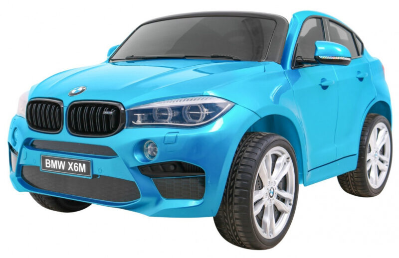 SUV BMW X6M XXL dla 2 dzieci Lakier Niebieski + Pilot