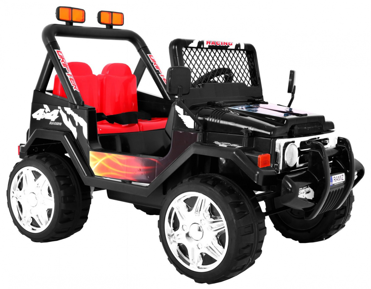 Terenowy Raptor Drifter na akumulator dla dzieci Czarny